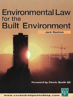 cover image of Environmental Law for the Built Environment